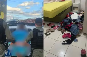 Homem é preso após furtar moto, comida e bebidas de residência em Elesbão Veloso (Foto: Reprodução)