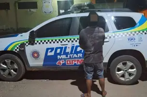 Homem é preso após invadir casa e agredir ex-cunhada no Piauí (Foto: Reprodução)
