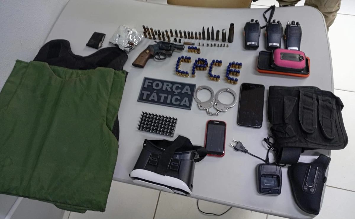 Homem é preso com arsenal e equipamentos de uso restrito em Canto do Buriti