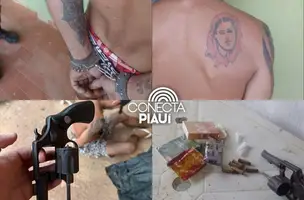 Homem é preso por posse ilegal de arma durante operação em Santa Luz do Piauí (Foto: Reprodução)