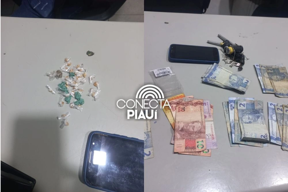 Homem é preso por tráfico de drogas no Centro de Teresina durante operação da PM