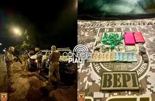 Homem é preso por tráfico e munição é apreendida na zona Norte de Teresina (Foto: Reprodução)