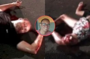 Homem fica gravemente ferido após colisão em avenida na zona Norte de Teresina (Foto: Reprodução)