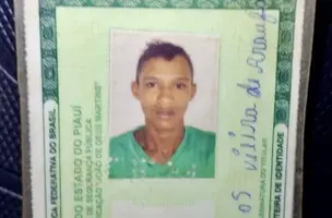 Homem morto (Foto: Divulgação/PM-PI)