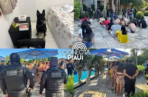 Influenciadora ‘Lalazinha’ é presa durante festa na zona rural de Teresina (Foto: Reprodução)
