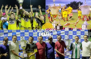 Ipiranga conquista título do Campeonato de Futebol Supermaster em José de Freitas (Foto: Reprodução)