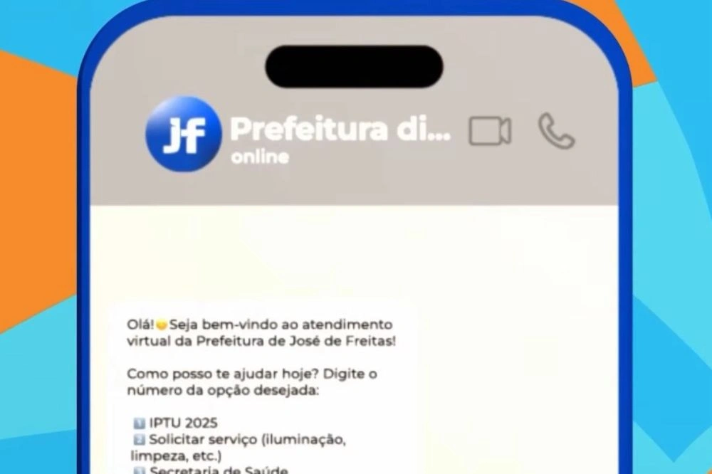 José de Freitas lança canal de atendimento digital com serviços via WhatsApp