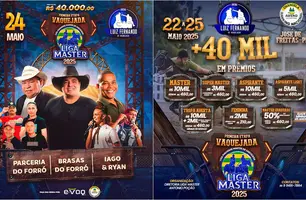 José de Freitas sedia 1ª etapa da Liga Piauiense Master de Vaquejada 2025 (Foto: Reprodução)