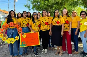 Lagoa do Piauí promove Caminhada 'Faça Bonito' em defesa da infância e juventude (Foto: Reprodução)