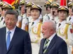 Recepção na China: Lula é saudado com música brasileira pela banda militar