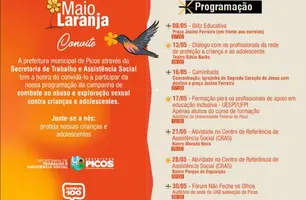 Maio Laranja em Picos (Foto: Reprodução - Redes sociais)