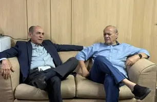 Marcelo Castro anuncia R$ 45 milhões para asfalto em reunião com Sílvio Mendes (Foto: Reprodução)