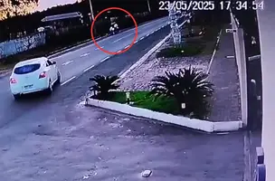 Membro da 'Gangue do Ouro' assalta novamente na zona Sudeste de Teresina (Foto: Reprodução)