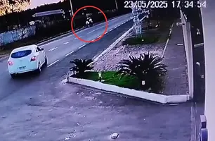 Membro da 'Gangue do Ouro' assalta novamente na zona Sudeste de Teresina (Foto: Reprodução)