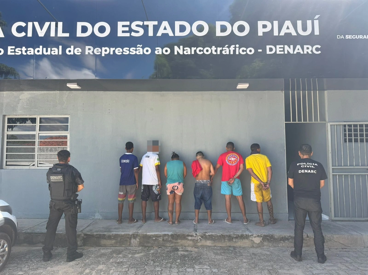 Membros da facção criminosa PCC são presos durante operação Denarc 40 em Teresina