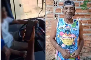 'Momento de loucura', diz motorista ao deixar jovem dirigir ônibus escolar no PI (Foto: Reprodução)