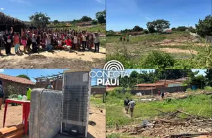 Moradores denunciam ação de despejo em ocupação Marielle Franco em Teresina (Foto: Reprodução)