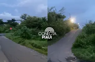 Moradores do bairro Angelim denunciam abandono e matagal próximos a escolas (Foto: Reprodução)