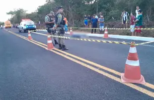 Motociclista morre após perder controle do veículo na zona Rural de Pedro II (Foto: Reprodução/Piauí 24 horas)