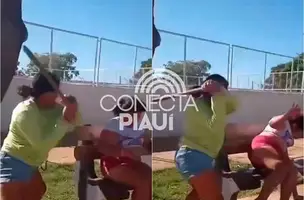 Mulher é presa após agredir inimiga com pedaço de pau em cidade do Piauí (Foto: Reprodução)