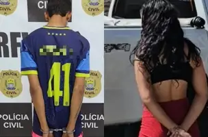 Mulher é presa com celular roubado após gravar operação policial em Teresina (Foto: Divulgação/Polícia Civil)