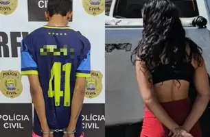 Mulher é presa com celular roubado após gravar operação policial em Teresina (Foto: Divulgação/Polícia Civil)
