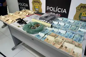 Mulher é presa por tráfico e casal por arma e celular roubado em Teresina (Foto: Reprodução)