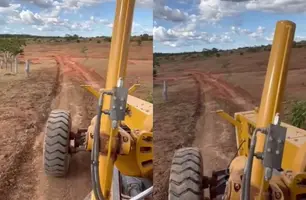 Município de Riacho Frio realiza recuperação das estradas vicinais (Foto: Reprodução - Redes sociais)