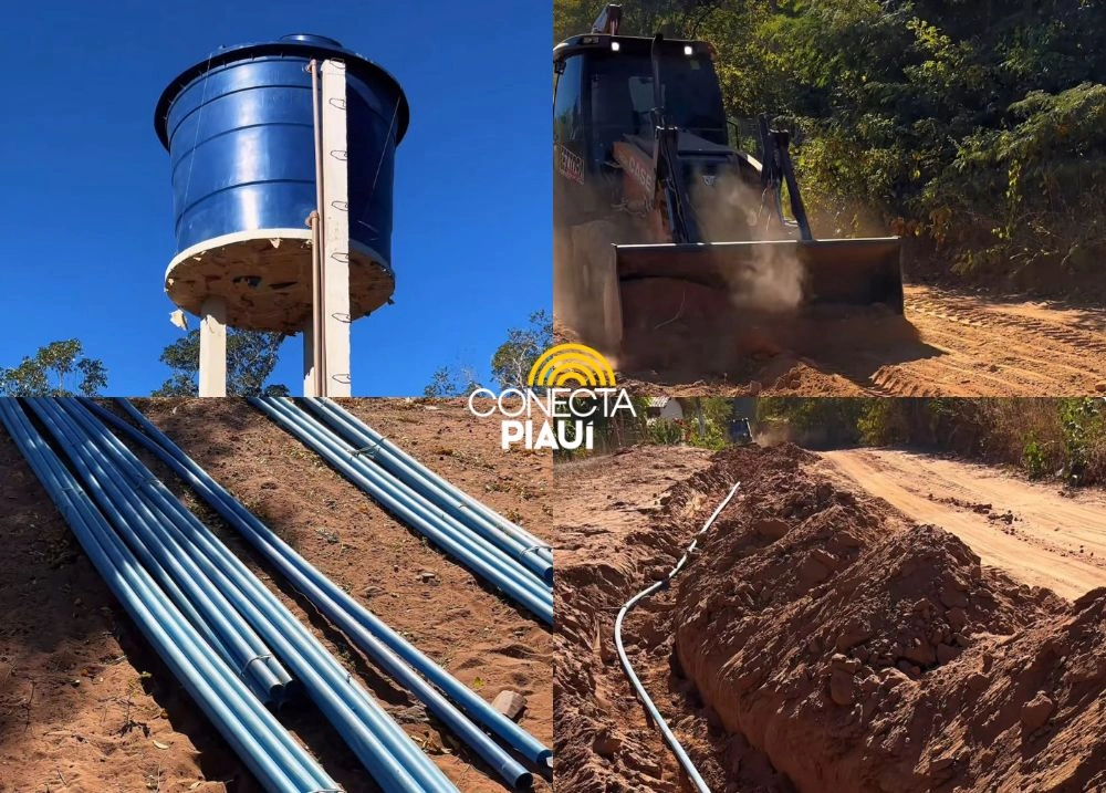 Palmeira do Piauí avança com rede de água na comunidade Exu e amplia abastecimento