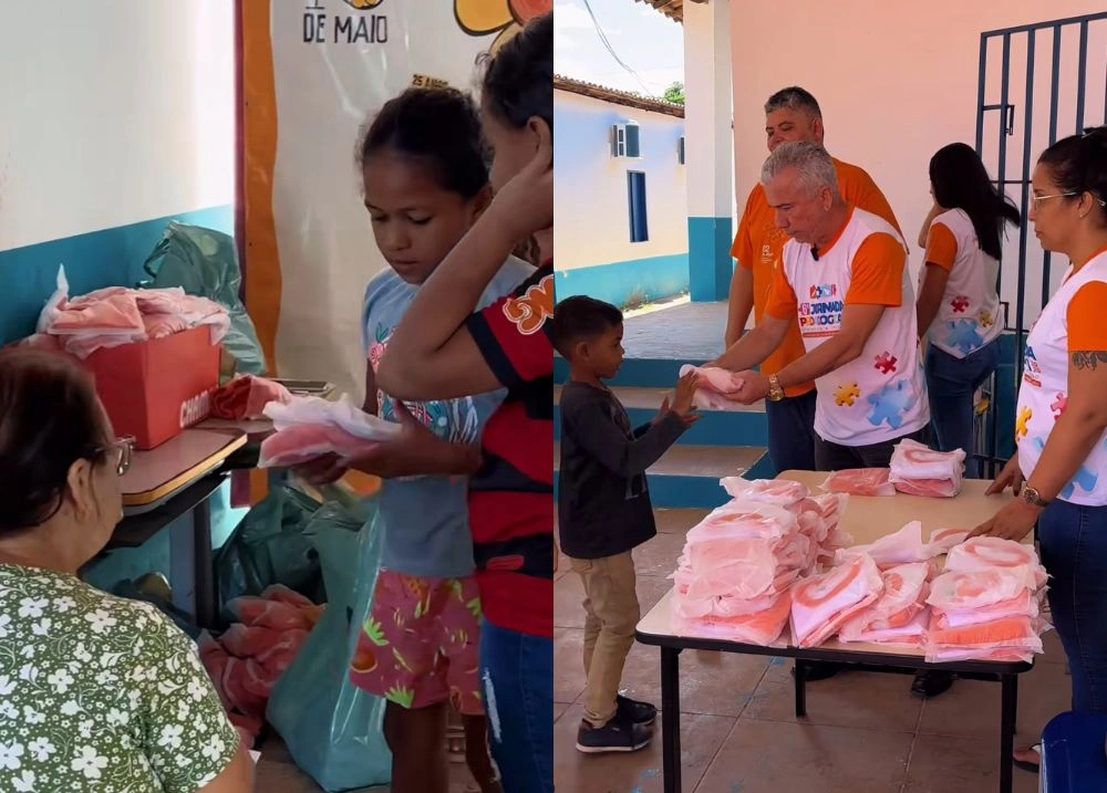 Palmeira do Piauí entrega fardamento a todos os alunos da rede municipal