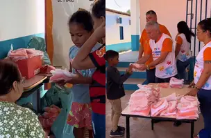 Palmeira do Piauí entrega fardamento a todos os alunos da rede municipal (Foto: Reprodução)