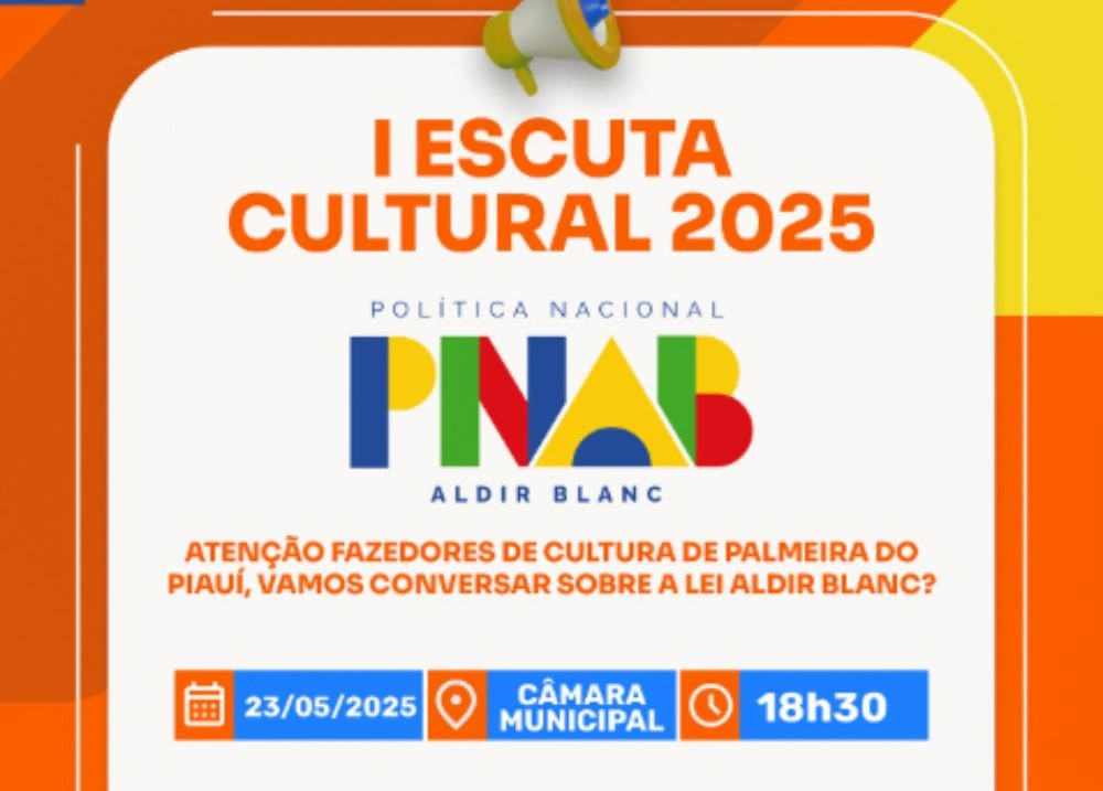 Palmeira do Piauí realiza I Escuta Cultural com foco na Lei Aldir Blanc 2025