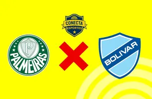Palmeiras x Bolívar (Foto: Reprodução)