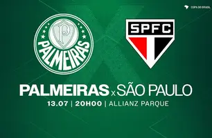 Palmeiras x São Paulo (Foto: Reprodução)