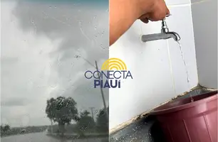 Parte de Teresina fica sem abastecimento de água após forte chuva (Foto: Reprodução)