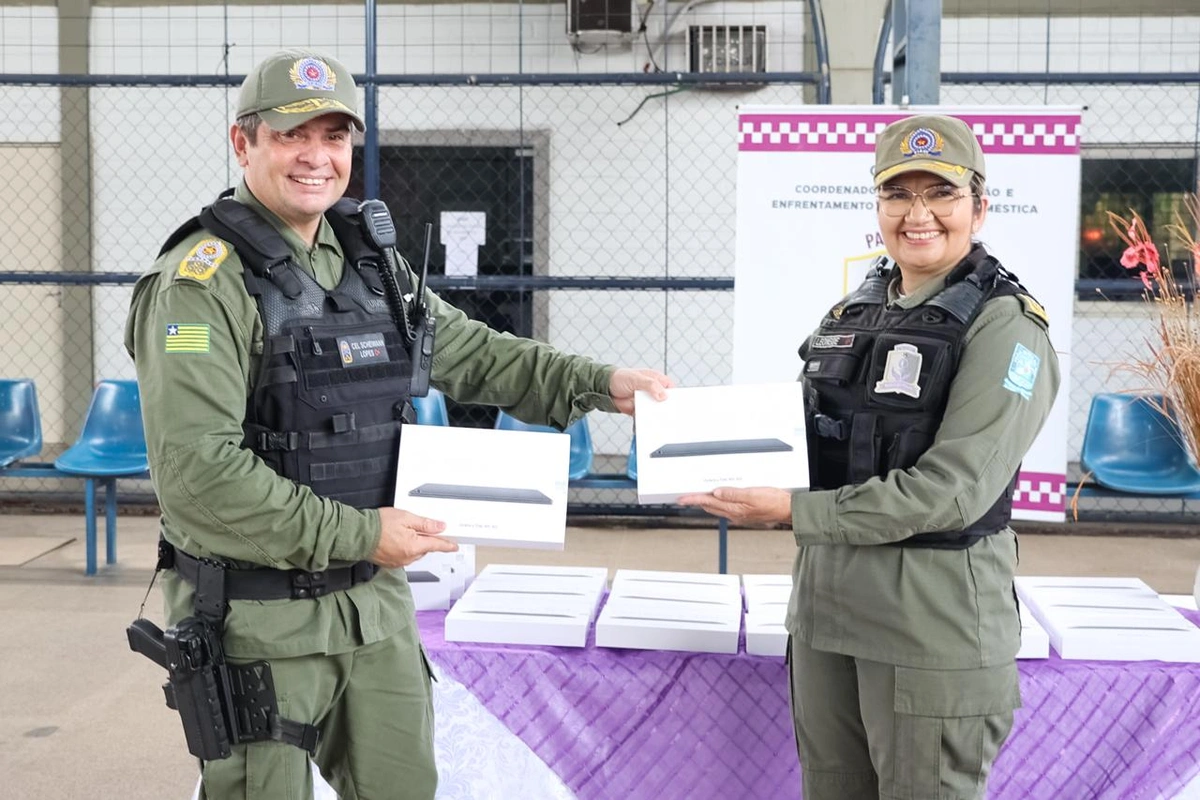 Patrulha Maria da Penha recebe tablets para agilizar medidas protetivas no Piauí
