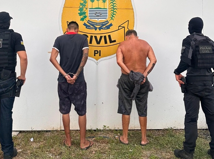 ‘Paulo Manteiga’ e filho são preso por tráfico de drogas no litoral do Piauí