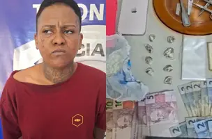 'Pesadelo' é presa em Timon suspeita integrar facção e manter pontos de tráfico (Foto: Divulgação/Polícia Civil)