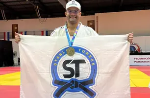 Piauiense Stanley Torres conquista o tetra sul-americano e vence luta histórica (Foto: Reprodução)