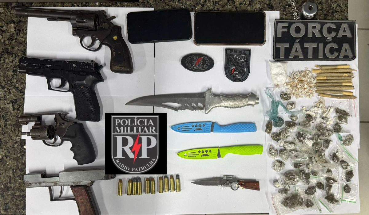 Polícia apreende drogas e armas em bar de Timon