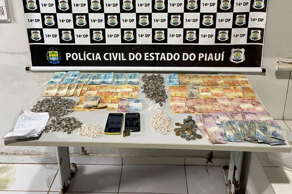 Polícia apreende mais de 500 porções de maconha e crack durante operação em Altos