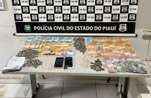 Polícia apreende mais de 500 porções de maconha e crack durante operação em Altos (Foto: Reprodução/SSP)