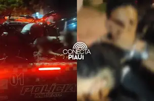Polícia apreende trio após perseguição com moto roubada na zona Norte de Teresina (Foto: Repórter 12/Conecta Piauí)