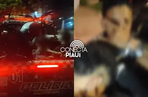 Polícia apreende trio após perseguição com moto roubada na zona Norte de Teresina (Foto: Repórter 12/Conecta Piauí)