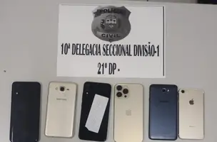 Polícia Civil restitui 10 celulares roubados e furtados em Teresina (Foto: Reprodução)