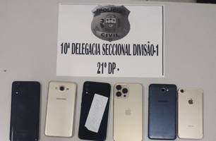 Polícia Civil restitui 10 celulares roubados e furtados em Teresina (Foto: Reprodução)