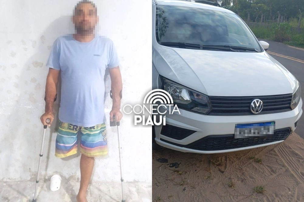 Polícia Militar prende homem com carro roubado e clonado em Parnaíba