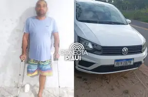 Polícia Militar prende homem com carro roubado e clonado em Parnaíba (Foto: Reprodução)