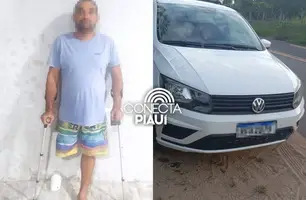 Polícia Militar prende homem com carro roubado e clonado em Parnaíba (Foto: Reprodução)