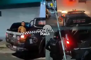 Polícia prende homem suspeito de atuar como 'mula do tráfico' em Teresina (Foto: Repórter 12/Conecta Piauí)